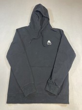Burton Hoodie Mens Large Black Pullover Hooded Sweatshirt