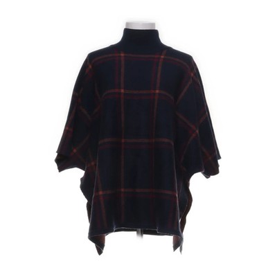 Max Studio, Rollkragenpullover, Größe: ONE SIZE, Blau/Rot/Orange #yNR