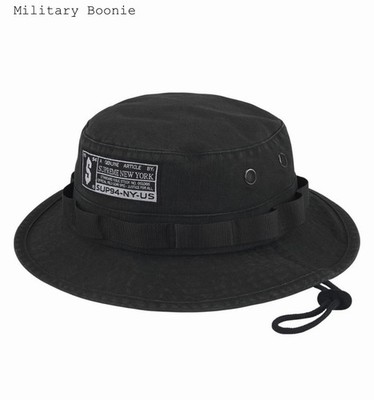 帽子 SUPREME Military Boonie Black Camo M/L Supreme Military Boonie M FW25 Black | eBay
