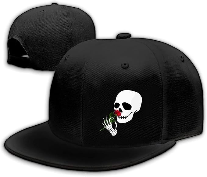 Hats Flat Bill For Men,golf Gifts Skull Baseball Cap For Adu