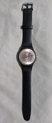 Swatch On The Grill SUOB713 NewGent 41mm Silicone.. Please Read Description!