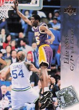1995 Upper Deck MICHAEL JORDAN'S DRAFT ANALYSIS Eddie JONES #188 L.A. LAKERS G/F