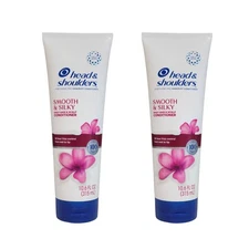 NEW 2 Head and Shoulders Dandruff Conditioner, Smooth and Silky, 10.6 fl oz