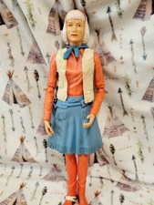 Vintage marx johnny west jane west salmon color action figure Rare Color