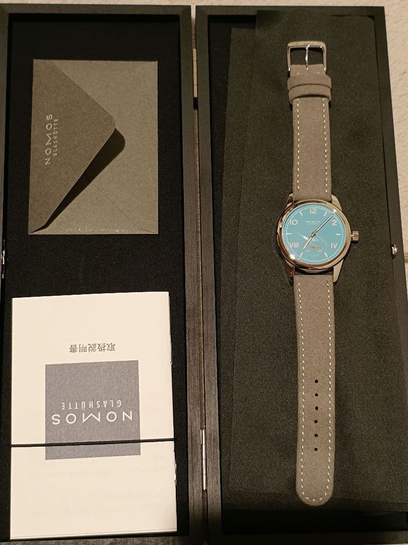 with Wristwatch Hand-Winding Blue Endless Second Club NOMOS Small Campus Box - VintageWatches.PK with Wristwatch Hand-Winding Blue Endless Second Club NOMOS Small Campus Box - vintagewatches.pk