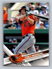 2017 Topps Trey Mancini  #536 - Baltimore Orioles - ROOKIE CARD. rookie card picture