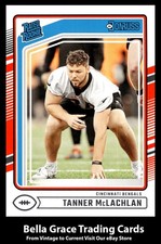 2024 Donruss Tanner McLachlan #324 Cincinnati Bengals Rated Rookie NFL Football