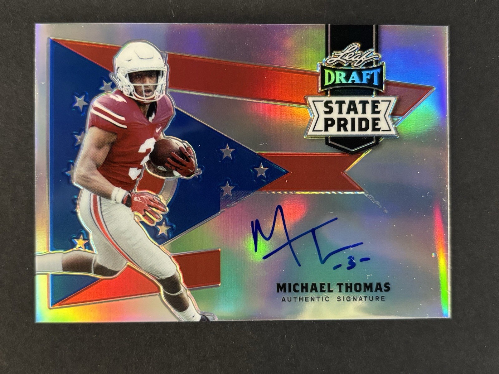 Michael Thomas Leaf Metal Draft Touchdown Kings Autographs #MT1 Base