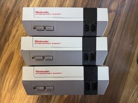 Lot of 3 Nintendo Entertainment Consoles - Not Tested - As Is For Parts/Repair
