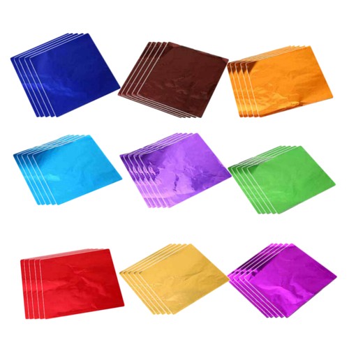 900 Pcs Chocolate Foil Valentine's Day Wax Paper Wrapping Papers - Picture 8 of 11