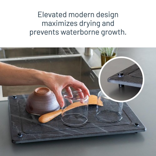 Natural Dish Drying Mat – Eco-Friendly, Rapid-Dry Technology | Modern Design ... - Picture 5 of 9