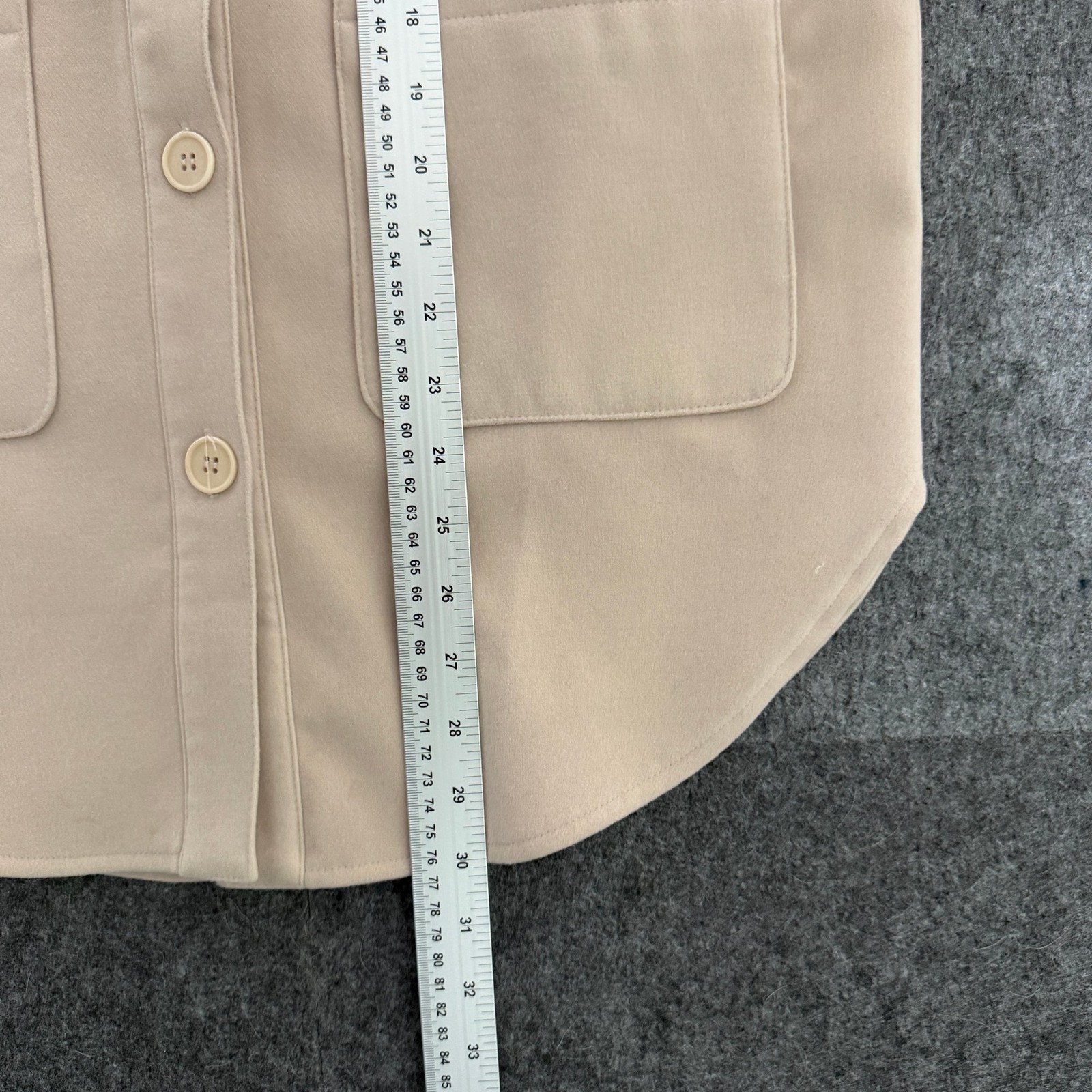 Phase Eight Beige Button-Up Jacket/Shacket UK 8 P… - image 5