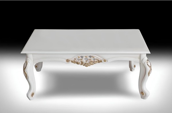 Luxus Couchtisch Klassische Couchtische Tisch Beistelltisch Holz 130X80-image