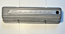1959-1967 Corvette Script Oem 7 Fin Aluminum Valve Cover 3767493 Lester 3