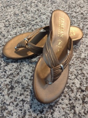 italian shoemakers womens sandals Sz 7