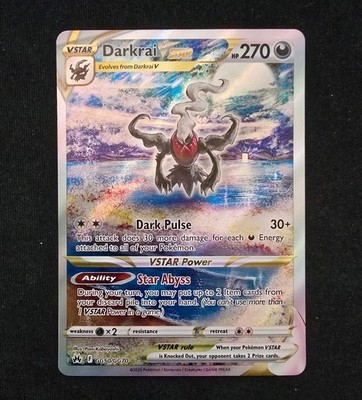 Darkrai VSTAR GG50/GG70 Crown Zenith: Galarian Gallery Holo NM