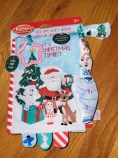 Kids Preferred Rudolph Red Nosed Reindeer Soft Book Crinkle Sound 2 Removable