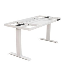 Electric Height Adjustable Sitting Standing Desk Frame with Drawer Storage Du...