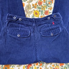Vintage Polo Ralph Lauren Kids Navy Blue Corduroy Pants Size 14