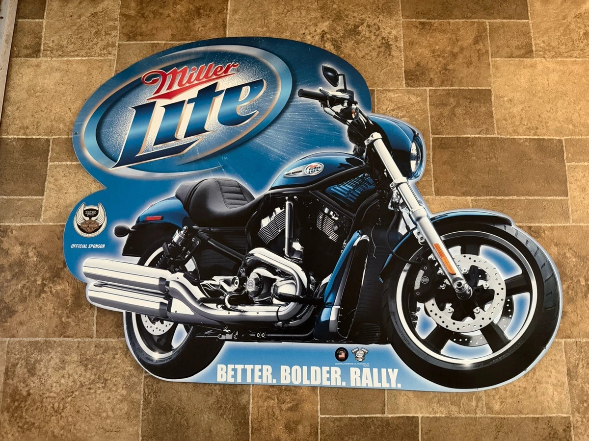 Miller Lite Harley Davidson Sign for sale | eBay