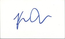 Ken Jeong Signed 3x5 Index Card Community Autographed