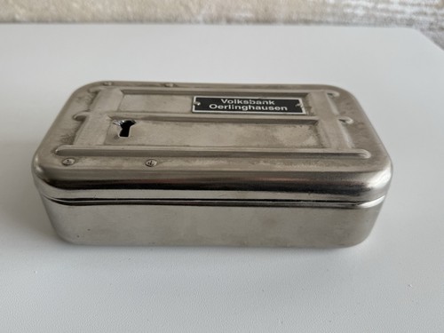 Tresor Box (ohne Schlüssel) aus der Volksbank Oerlinghausen Lippe Detmold - Bild 2 von 5