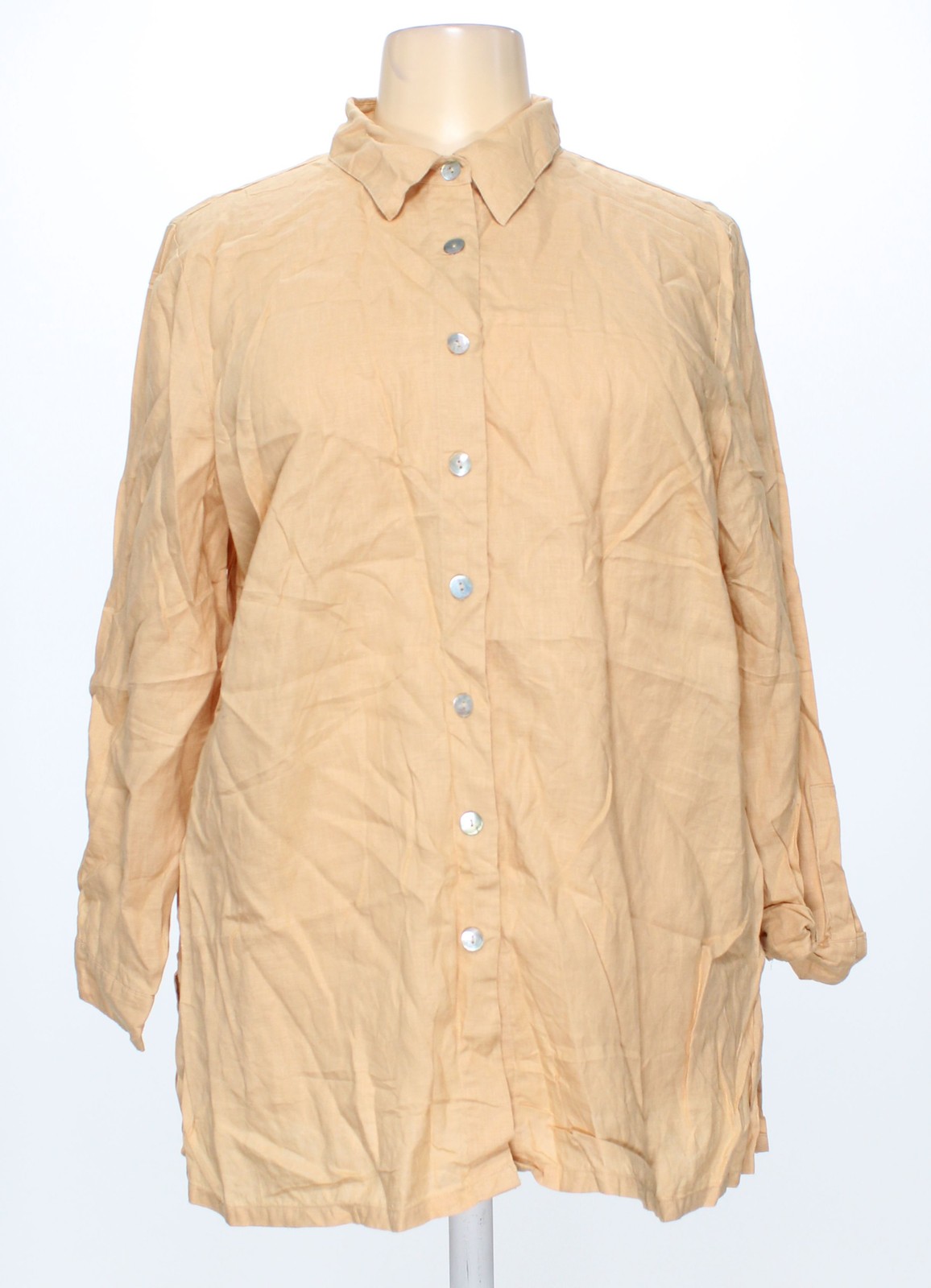 Edward Garments Womens Peach Button-up Shirt Size 3X (SW-7114257)