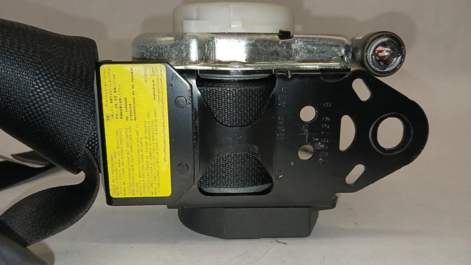 '18-'23 MITSUBISHI ECLIPSE CROSS Cinturón de seguridad delantero conductor retractor negro OEM Foto 3 de 4