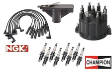 Tune Up Kit Spark Plugs Wires Cap For Dodge Ram Dakota Durango Magnum 5.2 5.9 V8