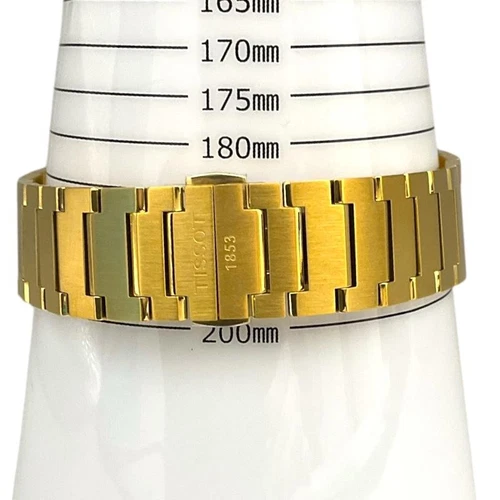 Tissot Prx Powermatic 80 T137.407.33.021.00 AT SS GP Gold Dial 37mm N Rank Used - Picture 10 of 10