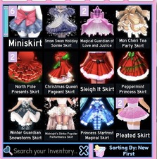 Royale High Roblox Inventory Sets, Accessories, Skirts, Shoes, and More 