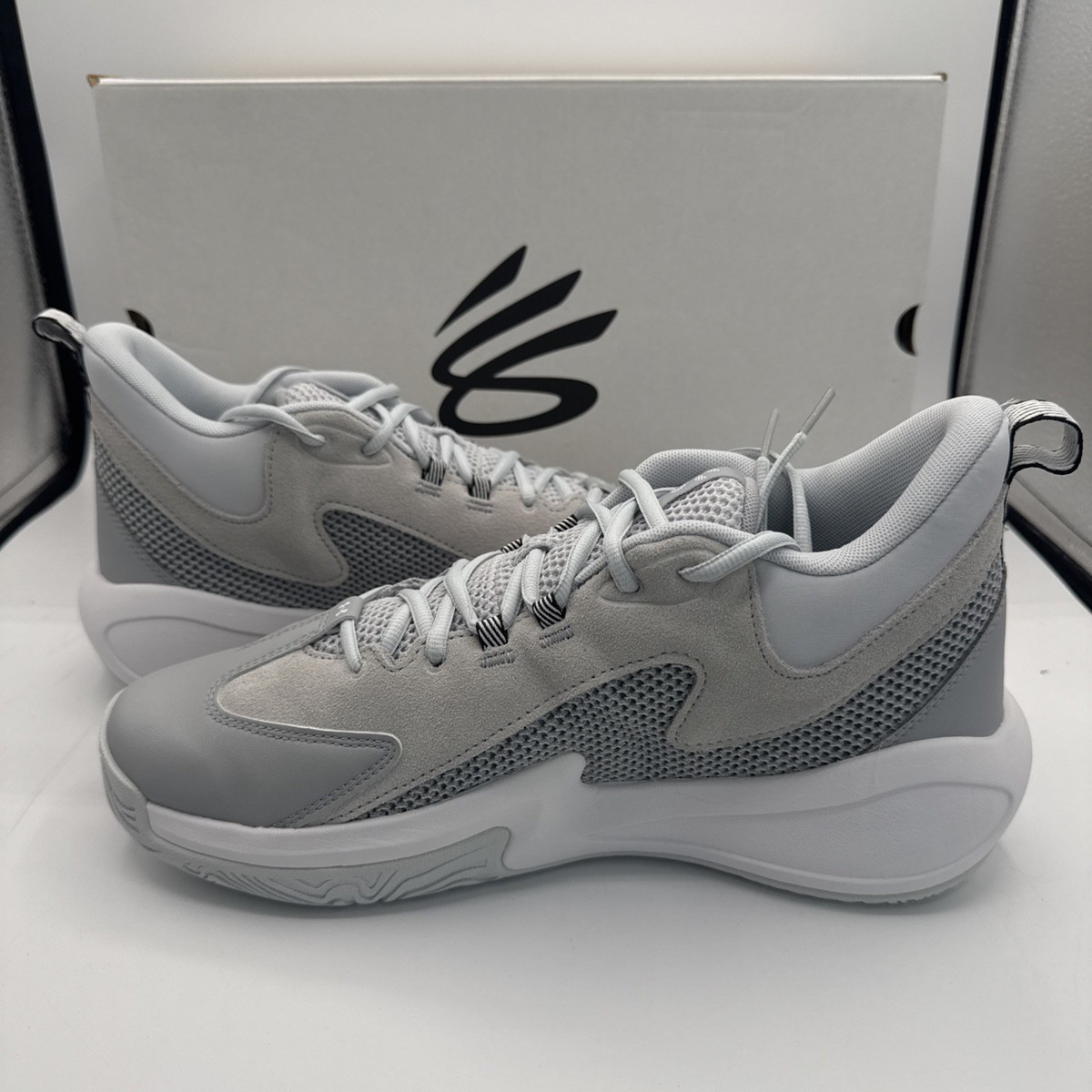 Under Armour Curry 3Z 25 SDE Shoes Men's 11 Gray/White Basketball