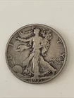 1935 50 Cent Walking Liberty Half Dollar Coin No Mint Mark