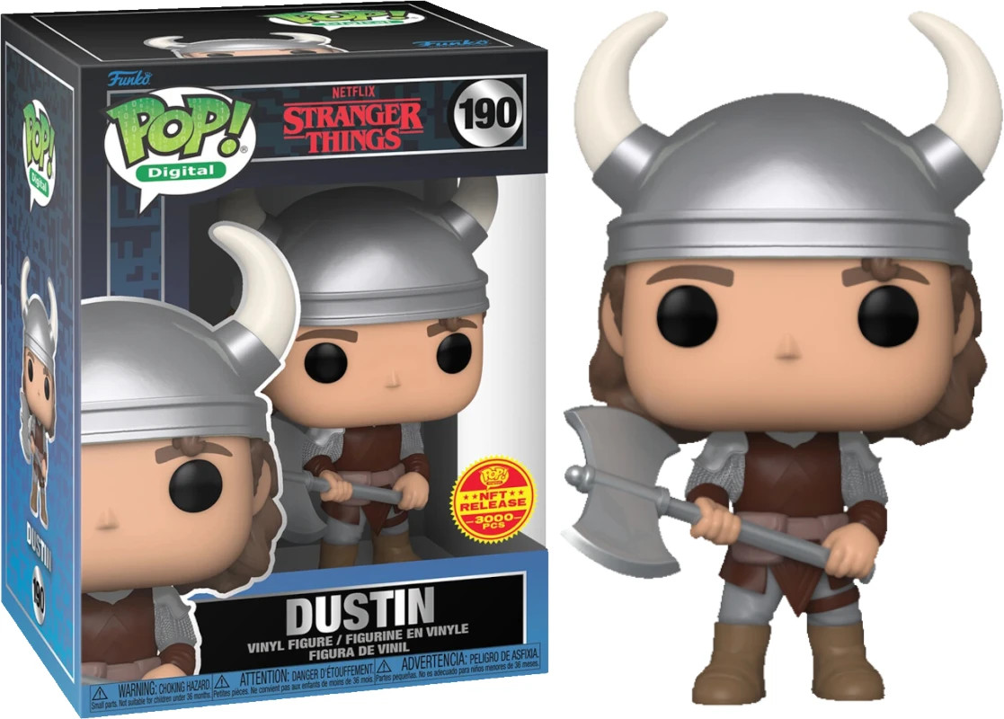 Funko Nft Pop! Vinyl: Stranger Things - Dustin (Digital Pop