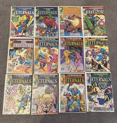 The Eternals Full Limited Series Lot 1985 (1-12) VF