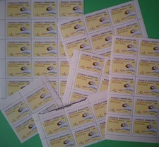 50x Mi 1583 Dominikanische Republik  von Bogen getrennt postfrisch