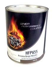 High Teck HFP 655 Ford AQ Arizona Beige Metallic Basecoat Auto Paint Gallon