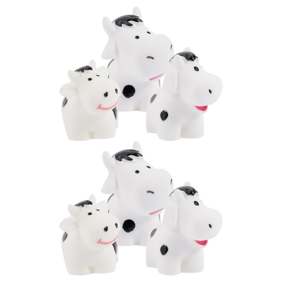 2 Pack Cow Figurine Micro Statue House Accessories for Home eBay