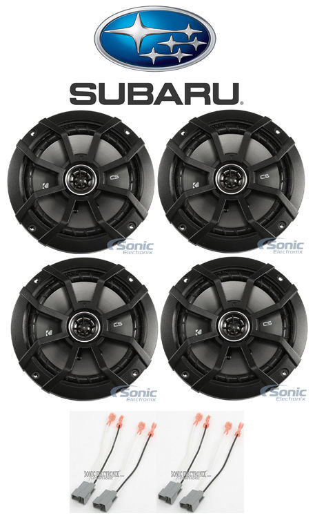 Замена динамиков передней задней двери Kicker CS 65 для Subaru Outback 2000-2004 годов выпуска 25490₽