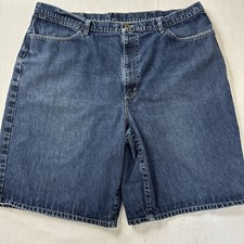 Vintage Ralph Lauren Polo Jeans Langley Shorts Mens 38 Denim Baggy Skater Y2K