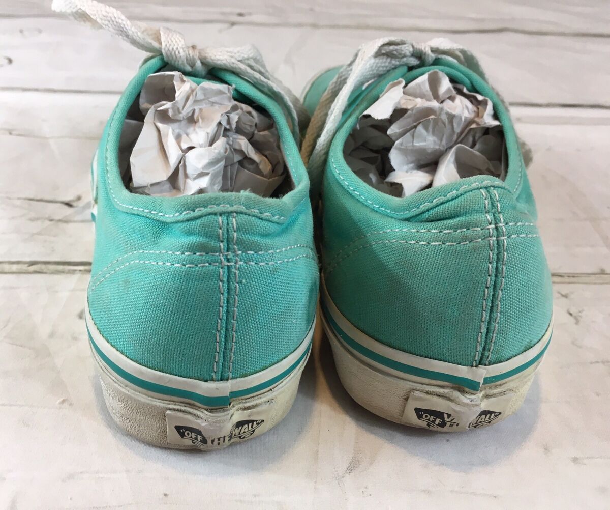 Mens turquoise store vans