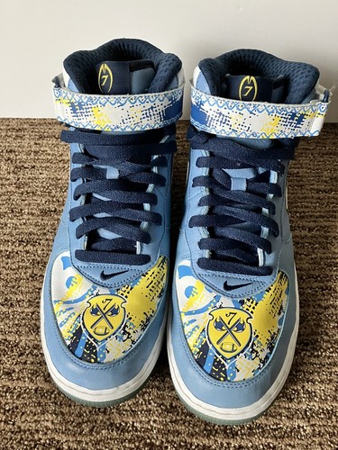 Nike Air Force 1 Mid PRM 313984-411 Michael VICK Size 11 COLLECTION ROYALE 2006 - Picture 4 of 19