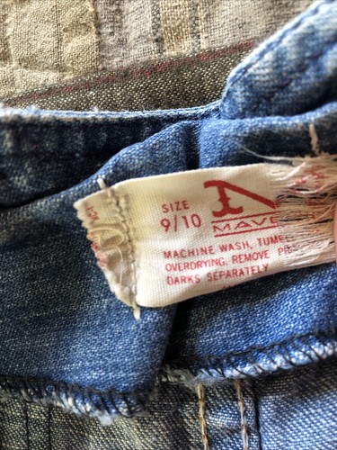 Vintage 1970’s Maverick Denim Jeans Bell Bottom 70’s Distressed Wide Leg 24x32 - Picture 16 of 16