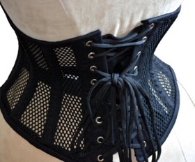 Mesh Corset Waist Trainer Corset Steel Boned Corset Womens Underbust Corset
