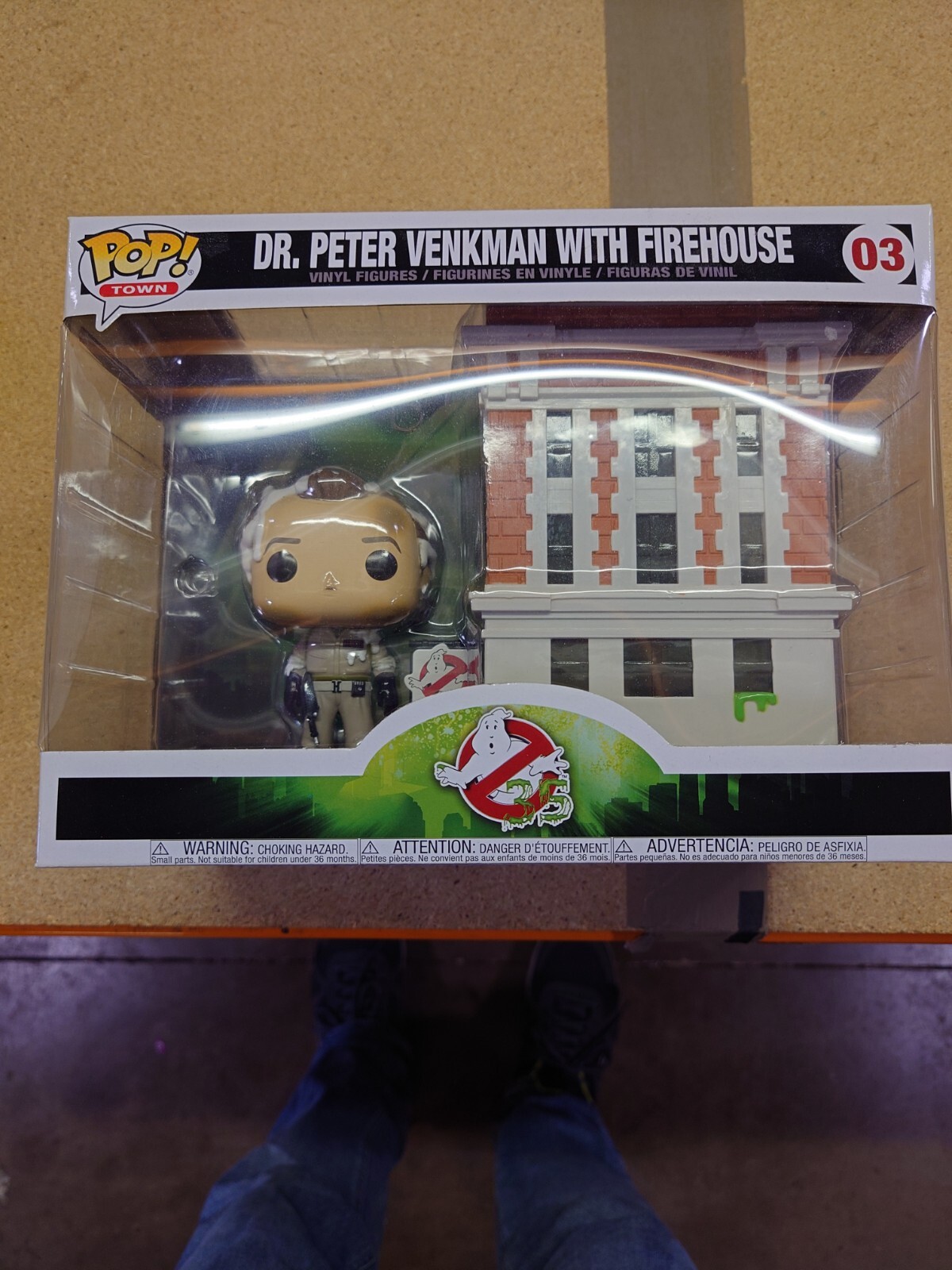 Funko Pop! Town | Dr. Peter Venkman Con Estación De Bomberos | Cazafantasmas 35 Años No 03
