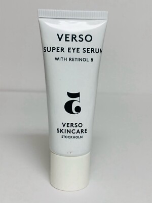 VERSO Skincare 5 Super Eye Serum w/ Retinol 8 0.67oz/20ml NWOB Retails $65