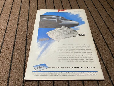 AC18 WERBUNG 11X8 BRISTOL HERCULES HÜLSE VENTIL MOTOR ANTRIEBE VICKERS WIKINGER