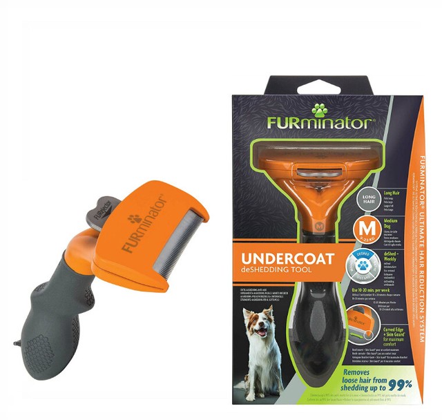 furminator long hair deshedding tool for medium dogs