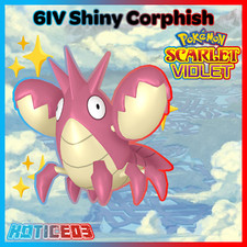 ✨Shiny Corphish 6IV✨ Pokemon Scarlet & Violet  🚀Fast🚀 Teal Mask DLC