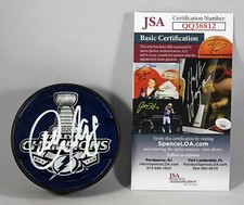 MIKHAIL SERGACHEV SIGNED 2020 STANLEY CUP CHAMPIONS Puck TAMPA BAY LIGHTNING JSA